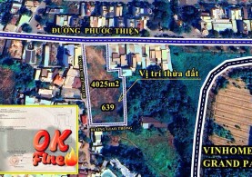 SIÊU HOT! BÁN KHUÔN ĐẤT GÓC 3MT TRỤC ĐƯỜNG PHƯỚC THIỆN, QUẬN 9 – 4025M², VỊ TRÍ ĐẸP - 140 Tỷ (Thương lượng)