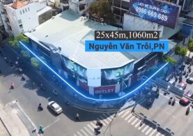 Bán Nhà Góc 2 mặt tiền Đường Nguyễn Văn Trỗi, Phường 17, Phú Nhuận CTXD 3 Hầm 16 Tầng